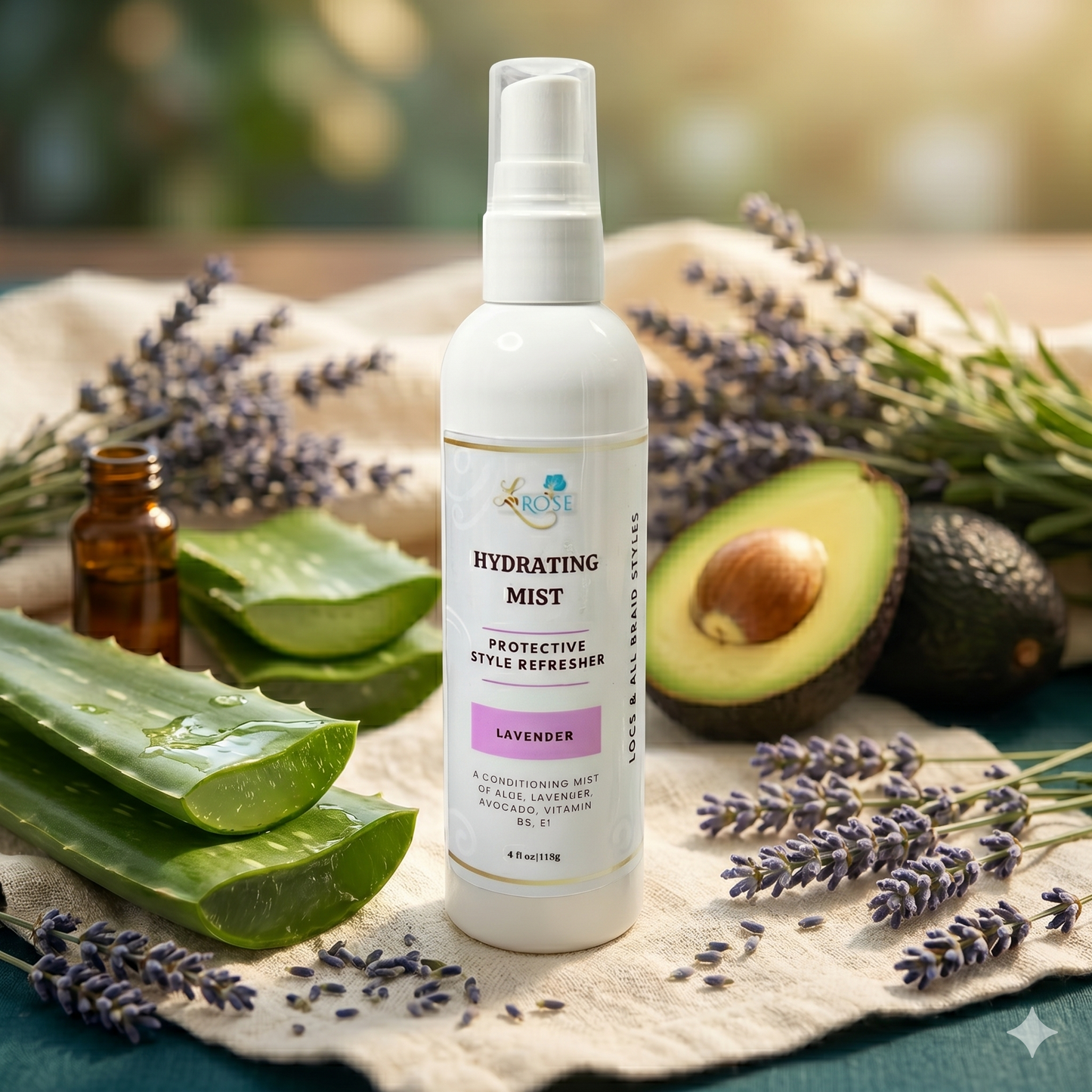 Hydrating Mist - for Protective Styles & Locs (Lavender)