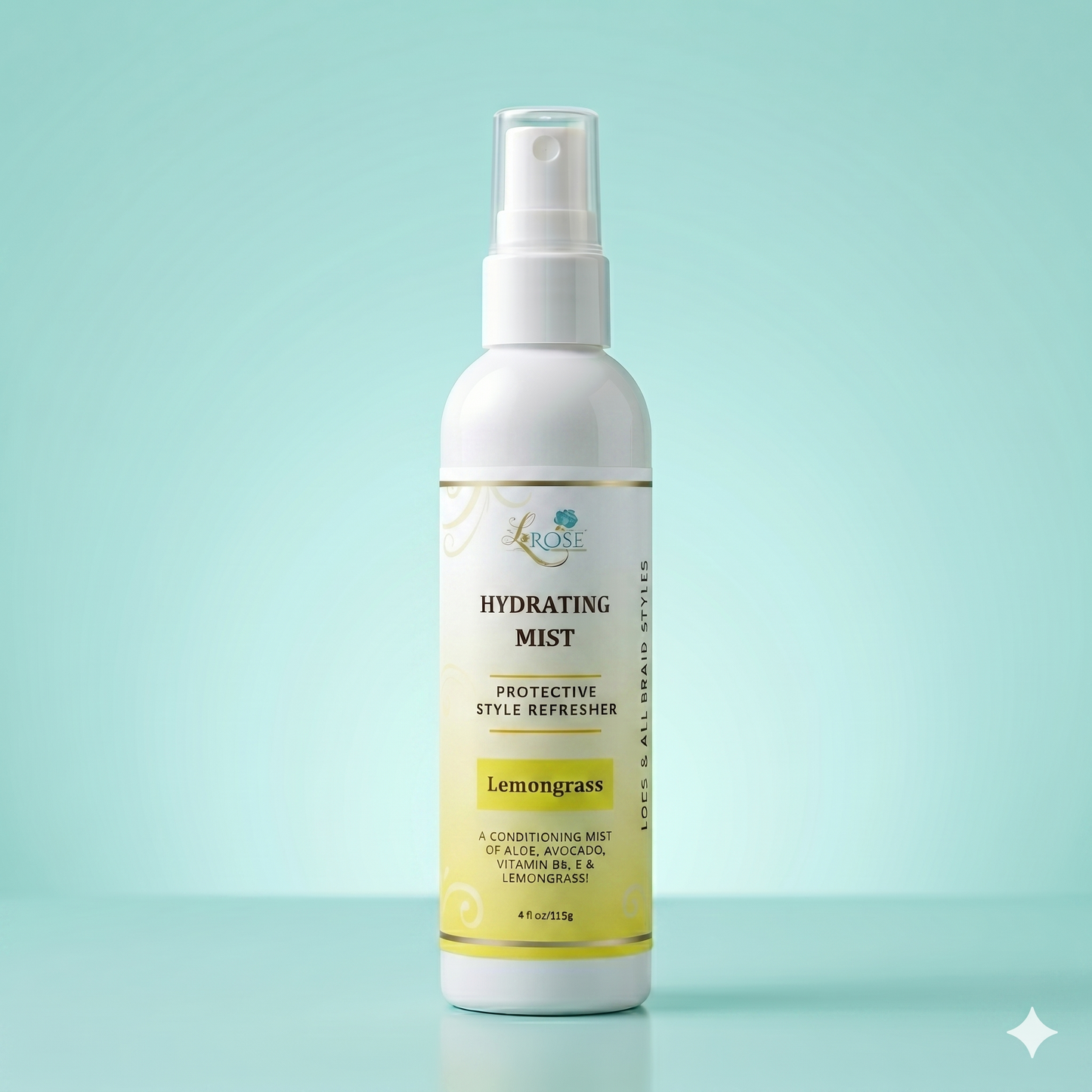 Hydrating Mist - for Protective Styles & Locs (Lemongrass)