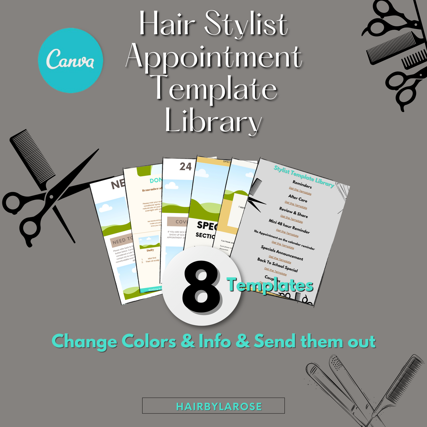 Hairstylist Appointment Template Library