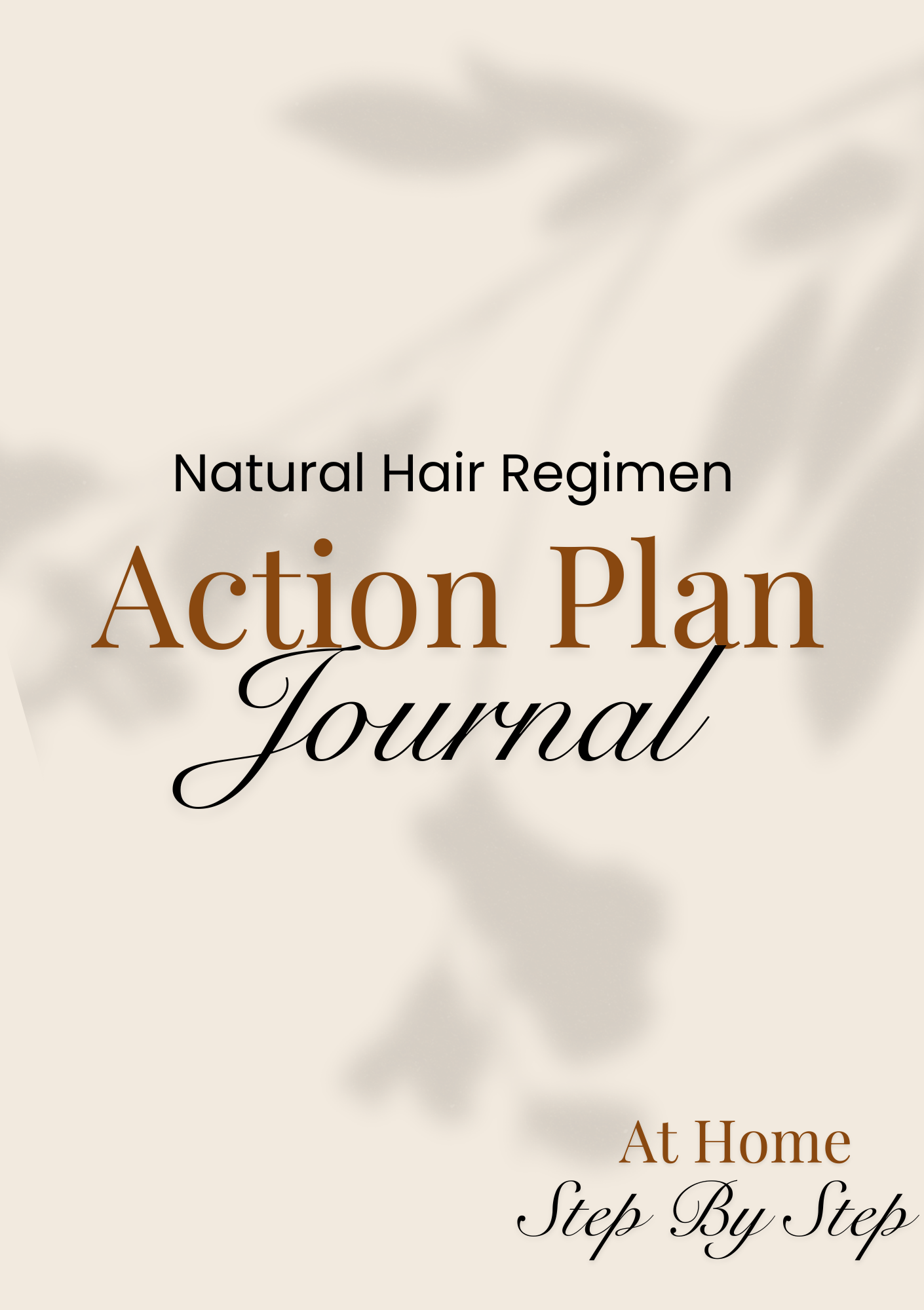 Natural Hair Regimen Action Plan Journal