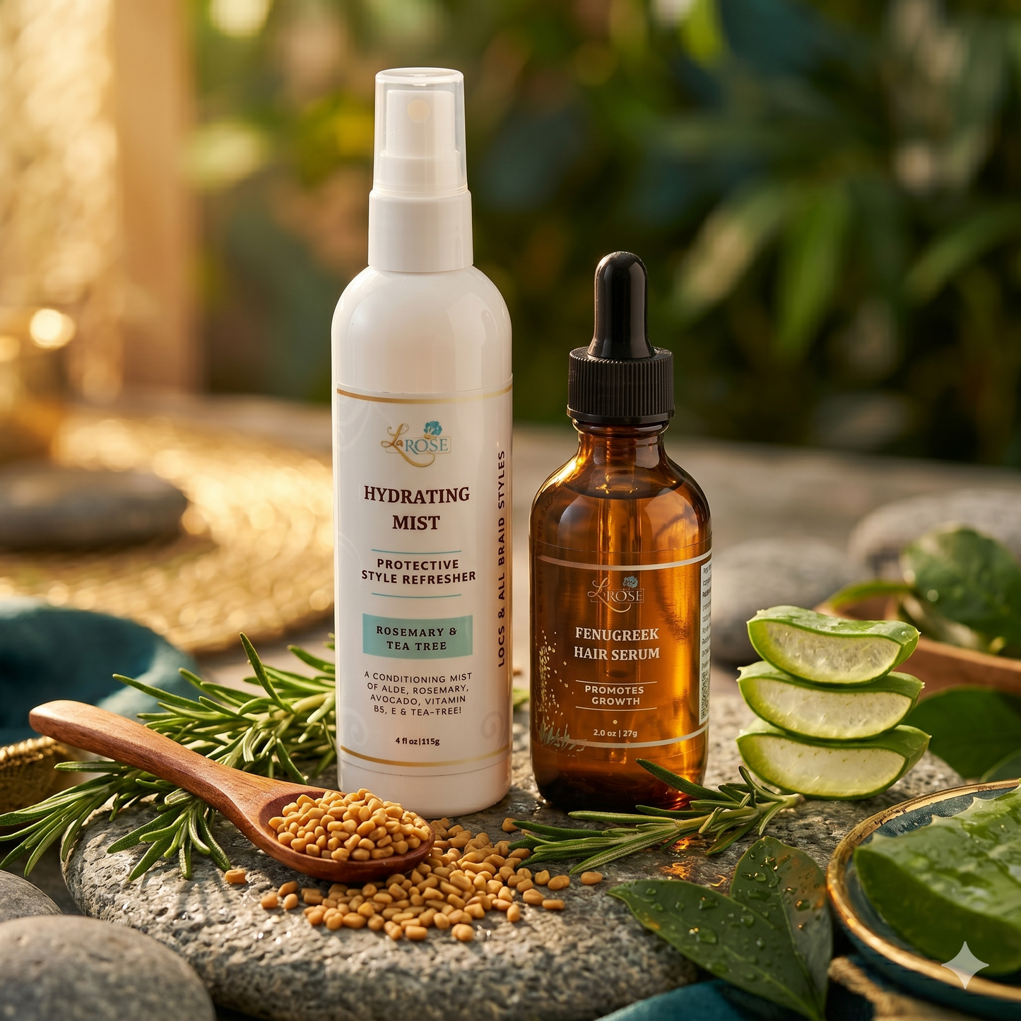 Braid & Loc Kit (Rosemary) - 4oz & 8oz