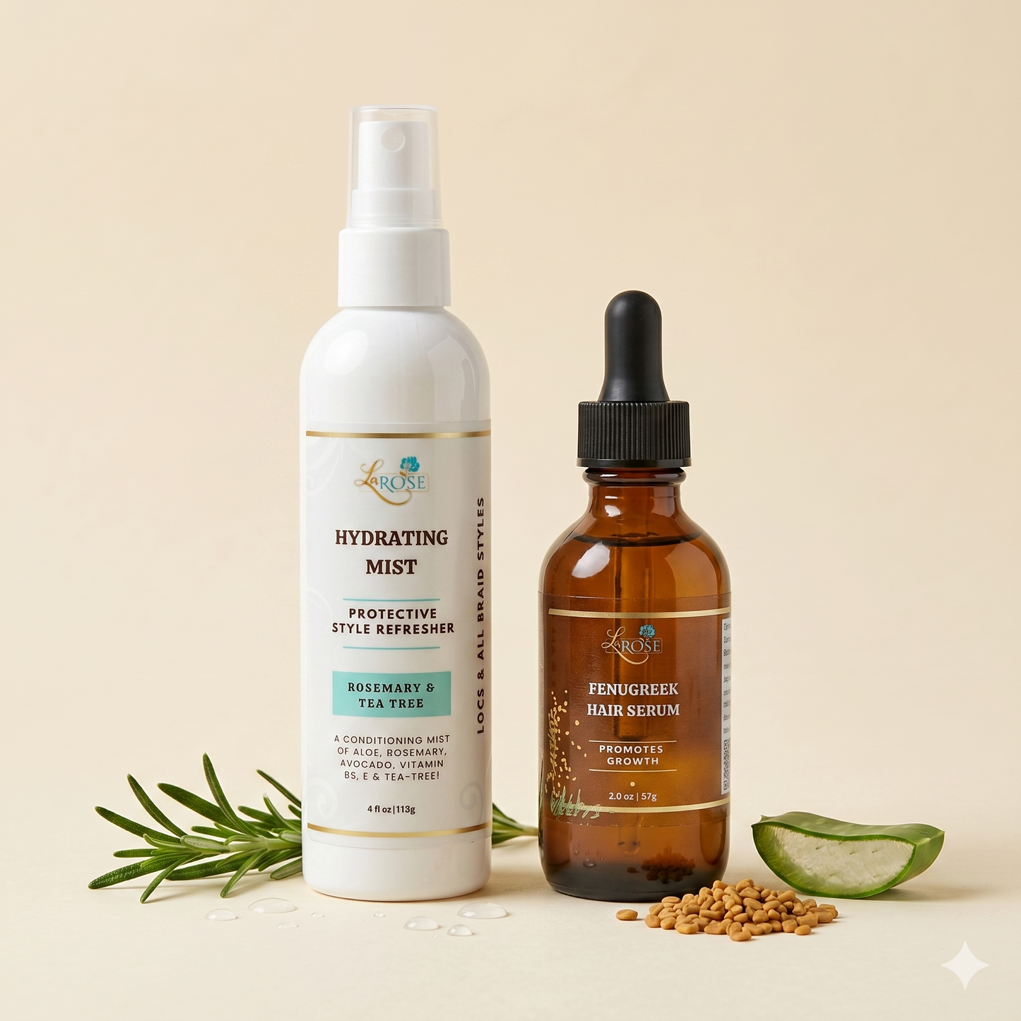 Braid & Loc Kit (Rosemary) - 4oz & 8oz